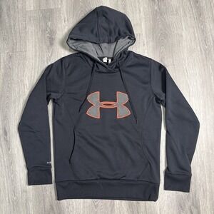 Under Armour Storm Semi-Fitted ColdGear Womens Small Black Pullover‎ Hoodie